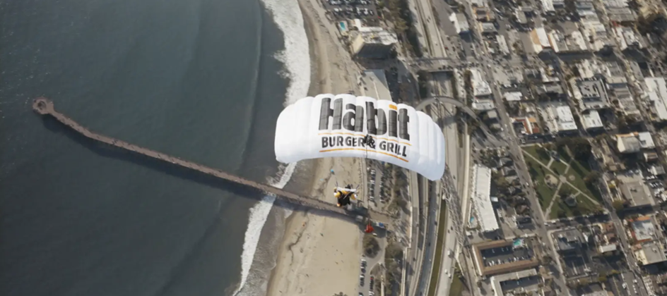 Double Char Delivery takes to the skies, streets, and waves in new habit burger campaign